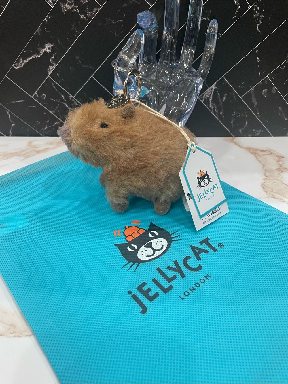 Jellycat Capybara bag charm NWT
